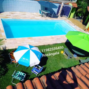 Beliíssima casa de praia com piscina em Itanhém, Jardim Grandesp